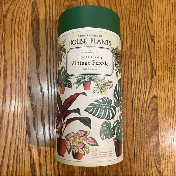 1000 Piece Vintage Themed House Plants Puzzle by Cavallini & Co. - Picture 5 of 13